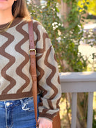 Rose & Lee Co Ingrid Sweater, Squiggles by Known Supply Sweaters