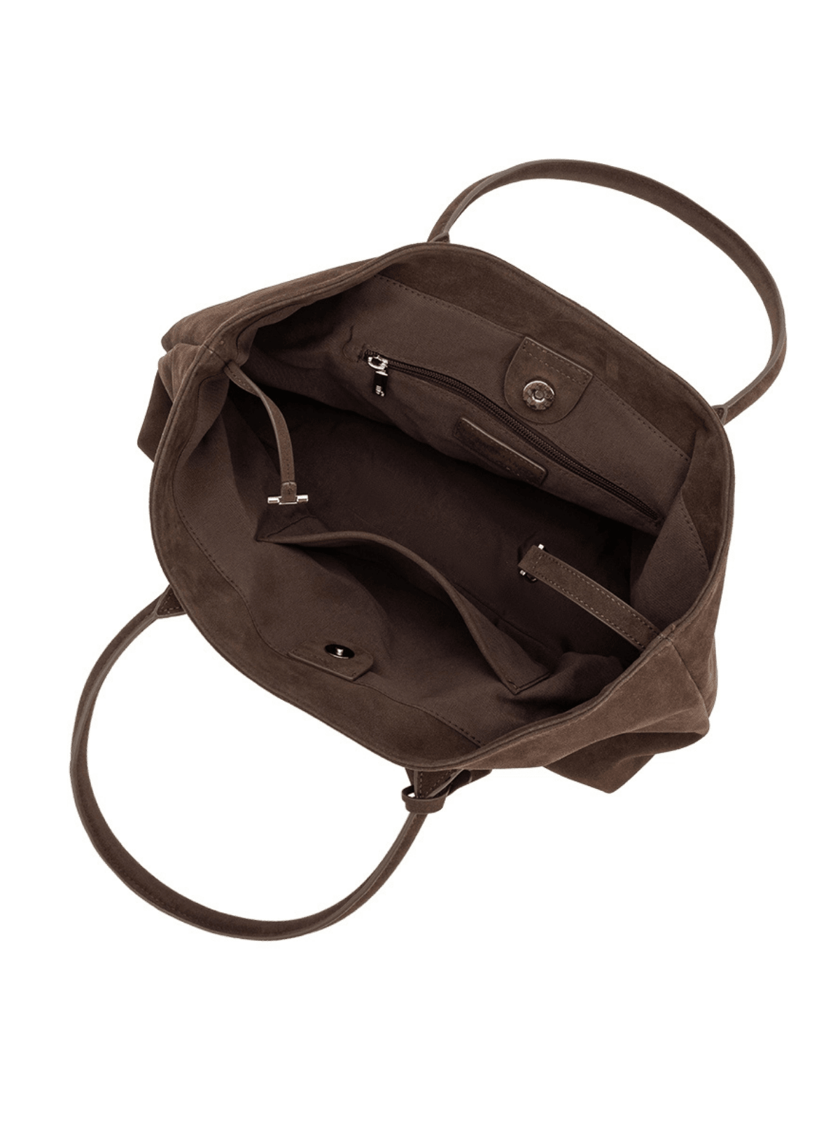 Rose & Lee Co Irene Suede Shoulder Bag, Chocolate Bags
