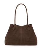 Rose & Lee Co Irene Suede Shoulder Bag, Chocolate Bags