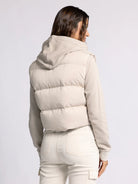 Cream Puffer Vest