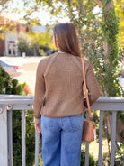 Rose & Lee Co Ivy Reversible Sweater, Teak/Sandstone Sweaters