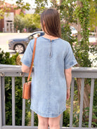 Rose & Lee Co Izzy Denim Dress, Light Wash by Marine Layer Casual Dresses