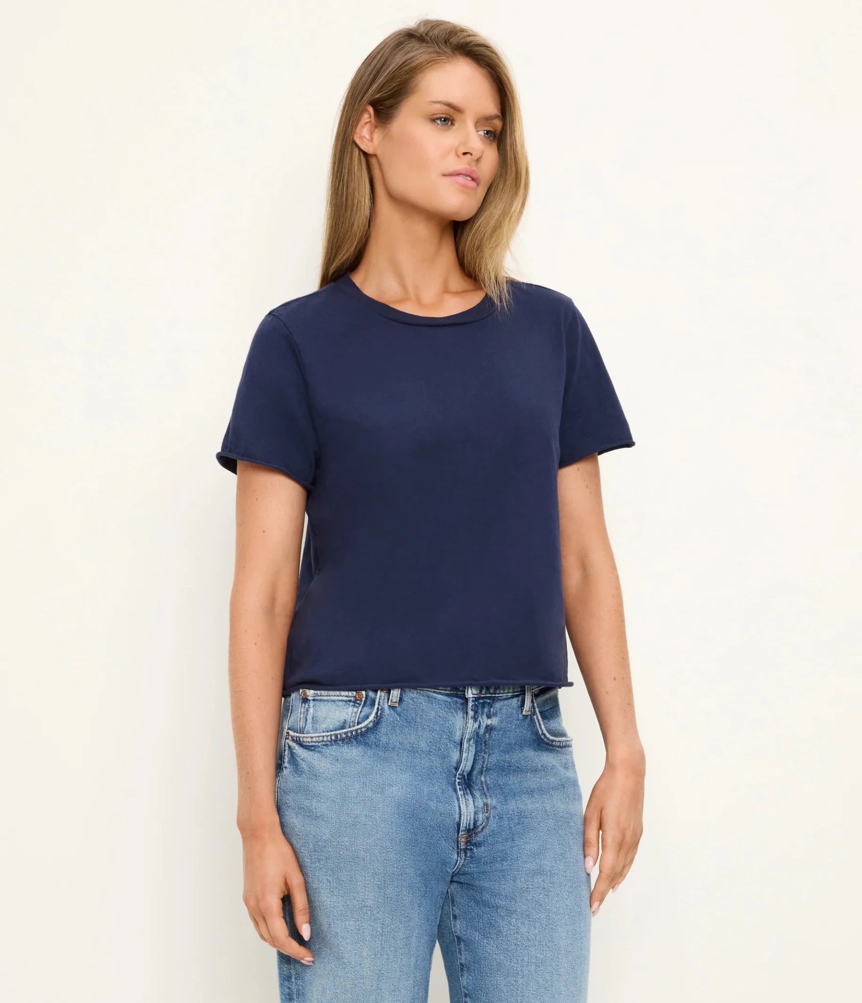 Rose & Lee Co Jackie Tee, Nocturnal by Michael Stars short sleeve