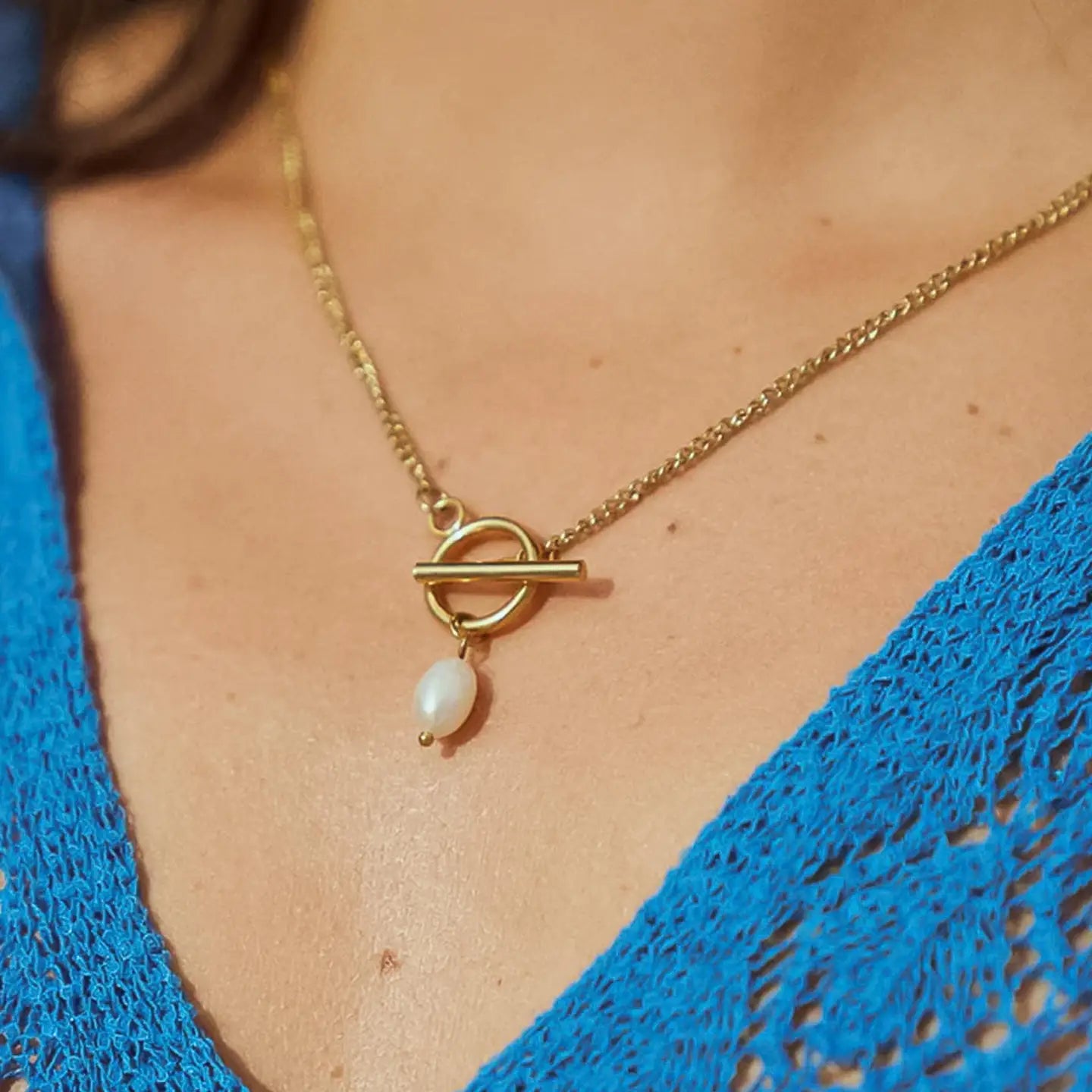 Classic Pearl Chain Necklace