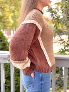 Rose & Lee Co Janessa Sweater, Brown Multi Sweaters
