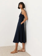 Rose & Lee Co Jewel Dress, Navy Casual Dresses