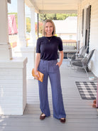 Rose & Lee Co Joanie Pants, Indigo Pants