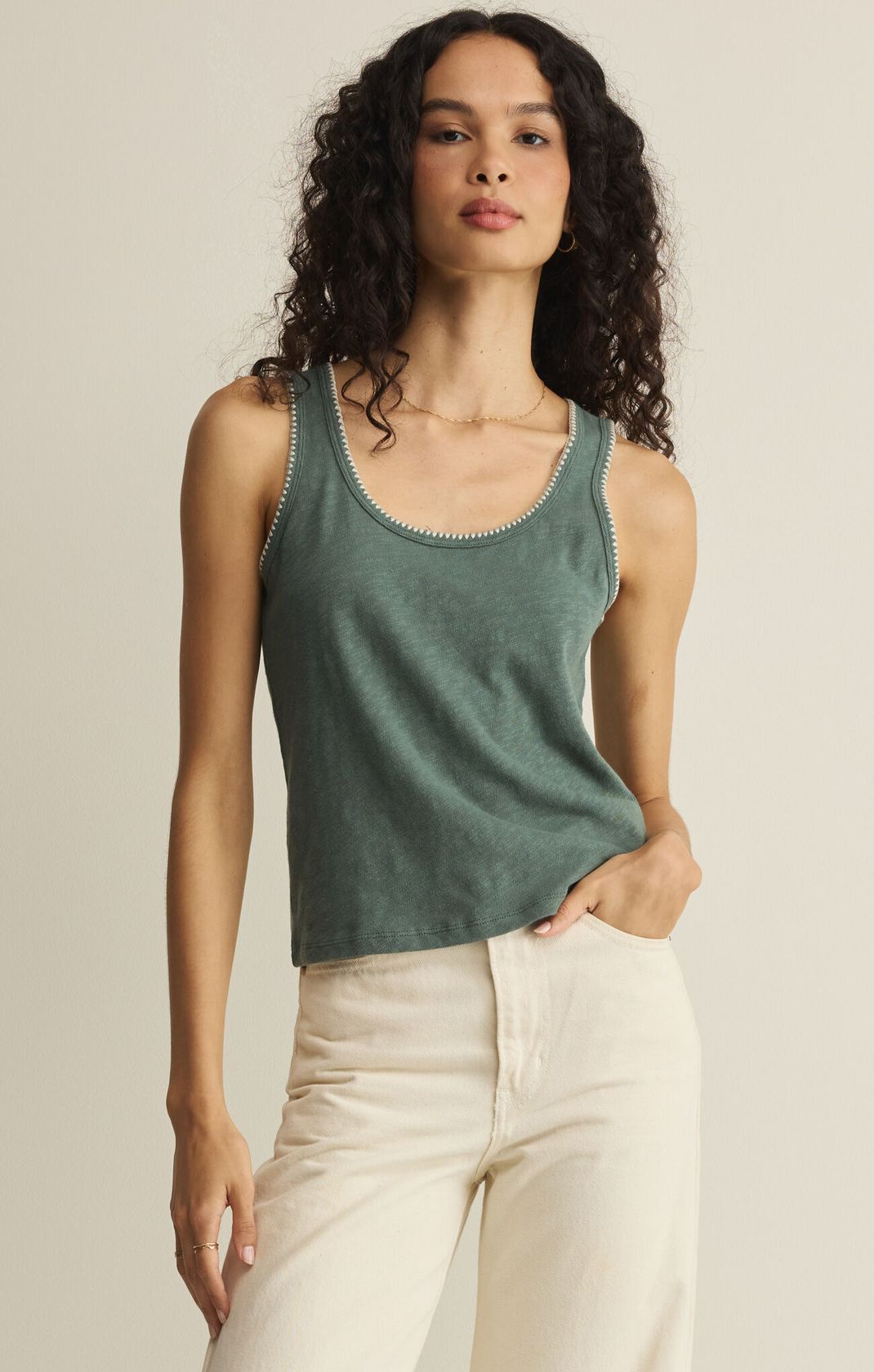 Rose & Lee Co Julian Tank, Everglade by Z Supply Tanks
