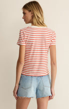 Rose & Lee Co Junie Tee, Lychee by Z Supply short sleeve
