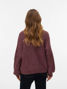 plum colored sweater