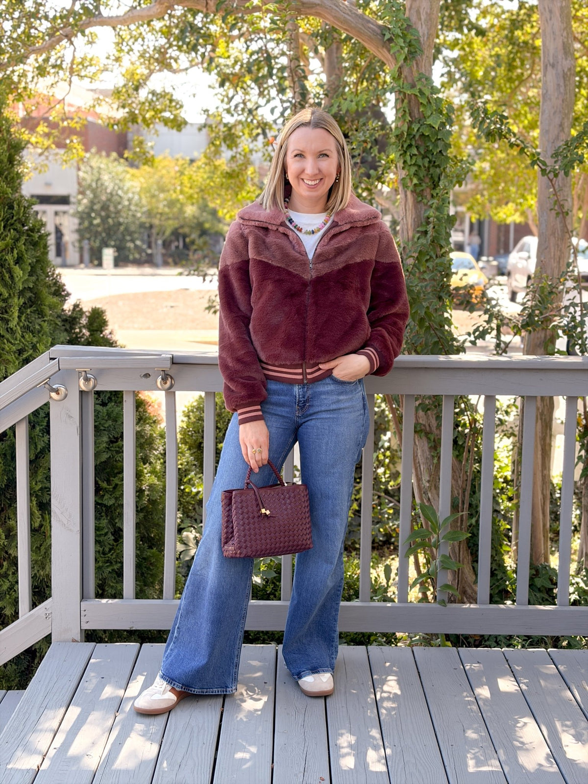 Rose & Lee Co Kaira Jacket, Garnet Jackets