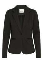 Black Fitted Work Blazer