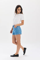 Rose & Lee Co Knockout Jean Shorts, Full Circle Denim Shorts