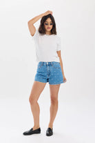 Rose & Lee Co Knockout Jean Shorts, Full Circle Denim Shorts