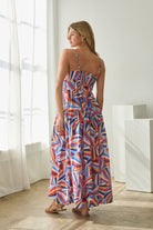Rose & Lee Co Kylie Dress, Blue Multi Event Dress