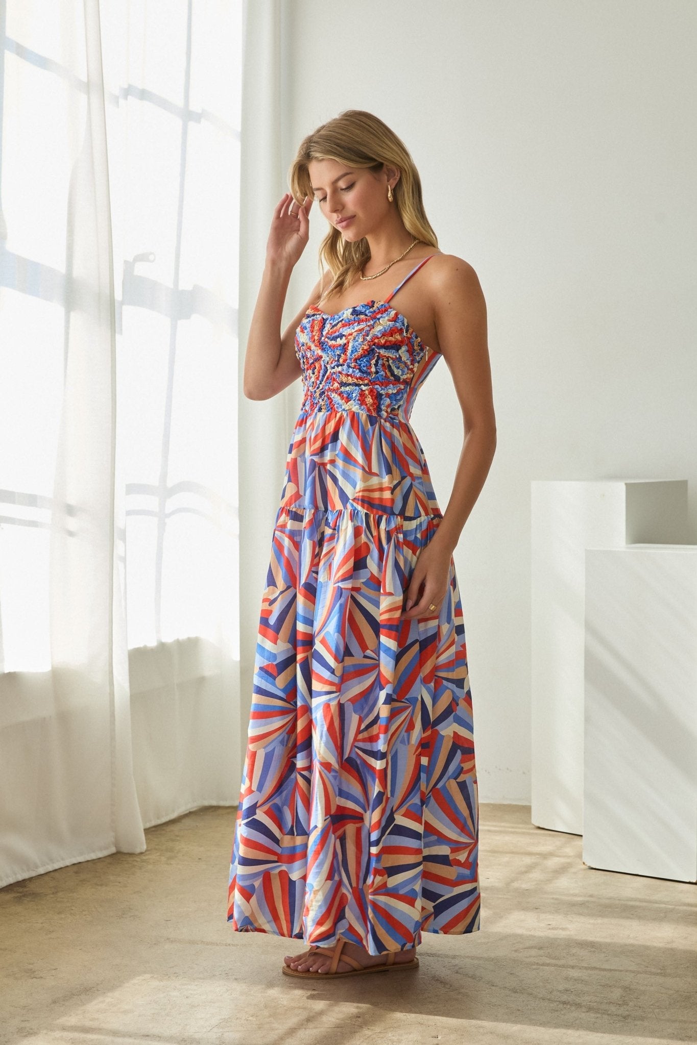 Rose & Lee Co Kylie Dress, Blue Multi Event Dress