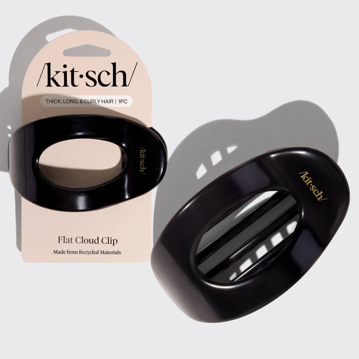 Rose & Lee Co Large Flat Cloud Clip, Black Accessories