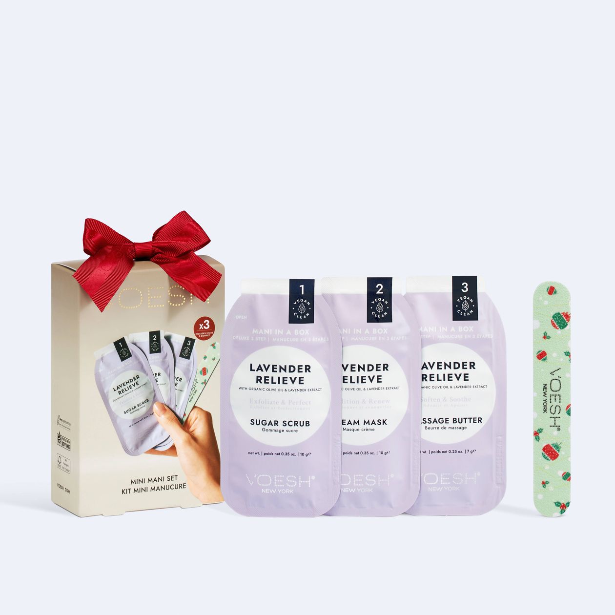 Lavender 3 Step Manicure Set