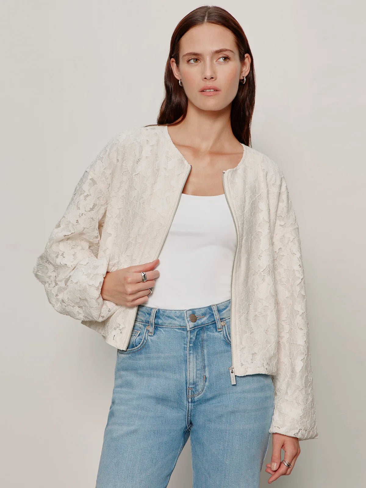 Rose & Lee Co Leila Lace Jacket, Collagen by Sanctuary Jackets