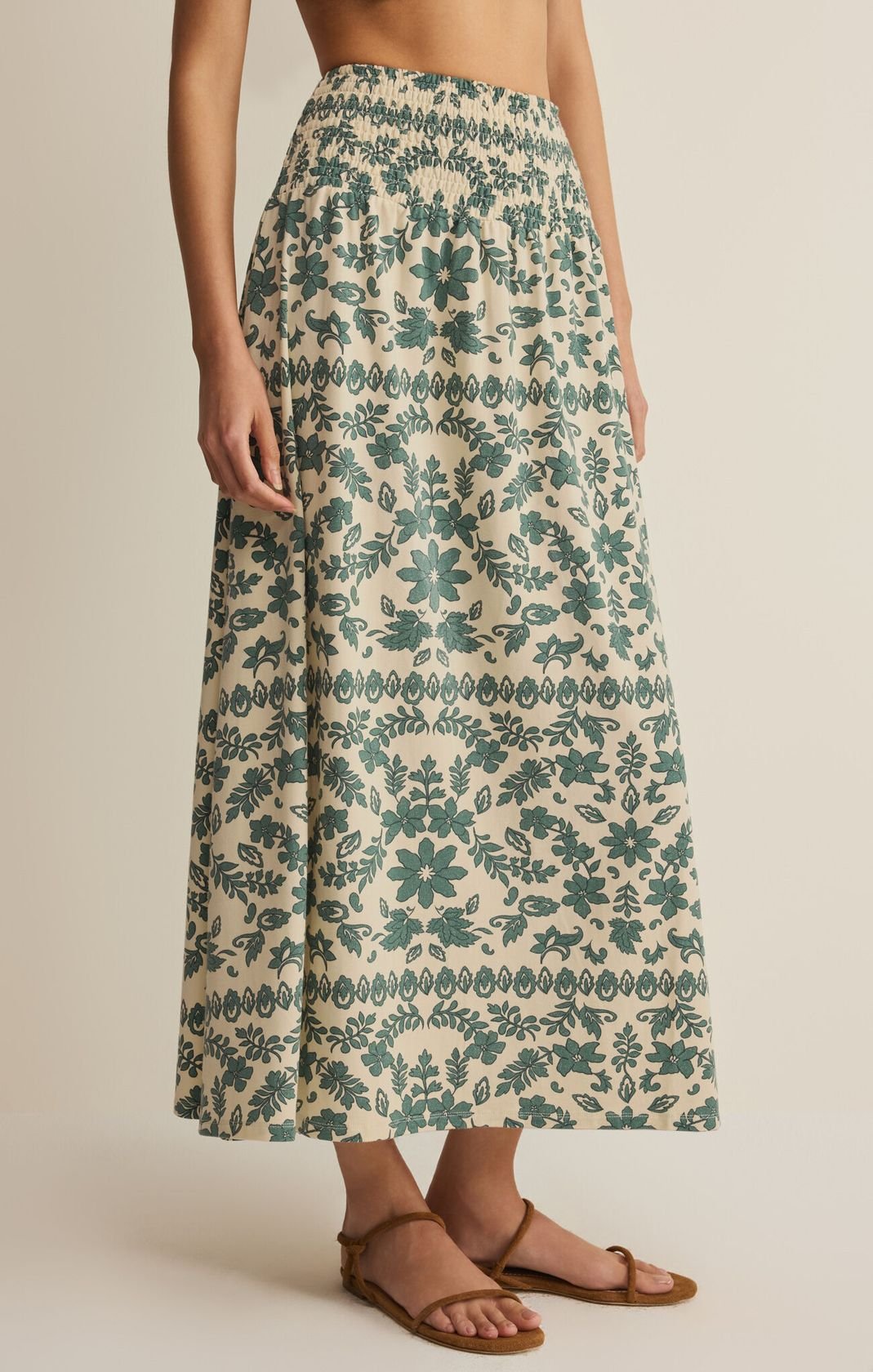 Rose & Lee Co Leya Skirt, Everglade by Z Supply Skirts