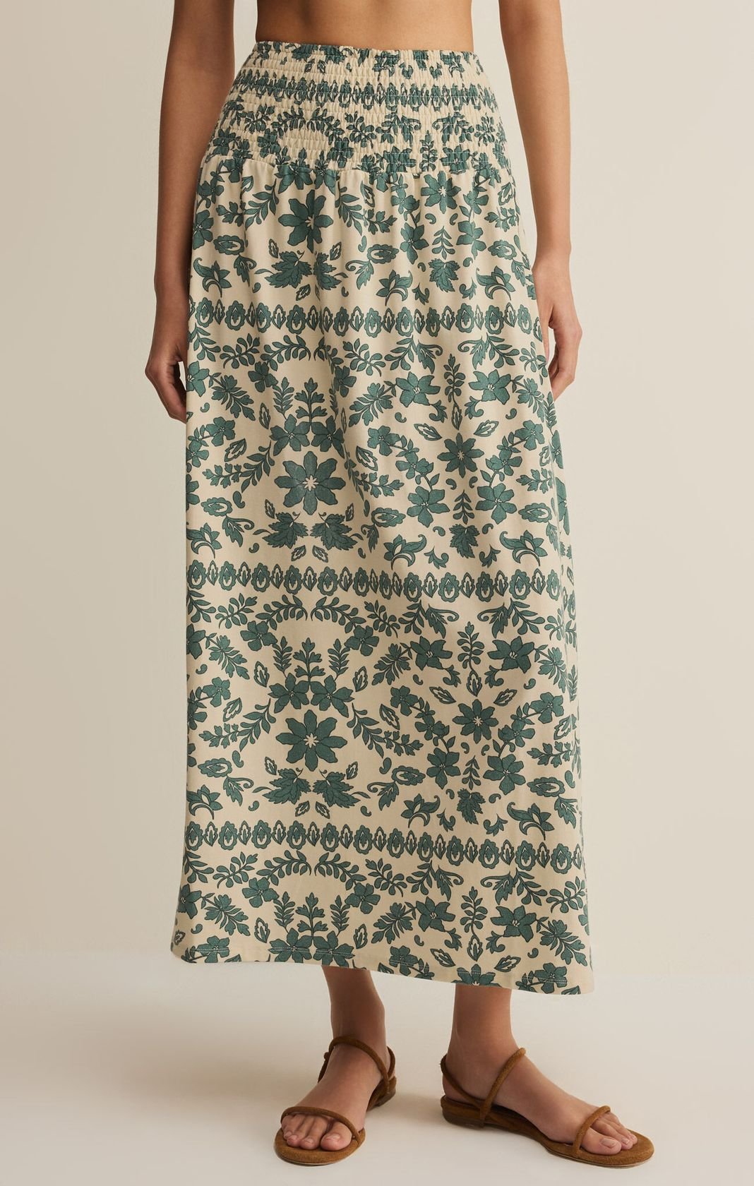 Rose & Lee Co Leya Skirt, Everglade by Z Supply Skirts