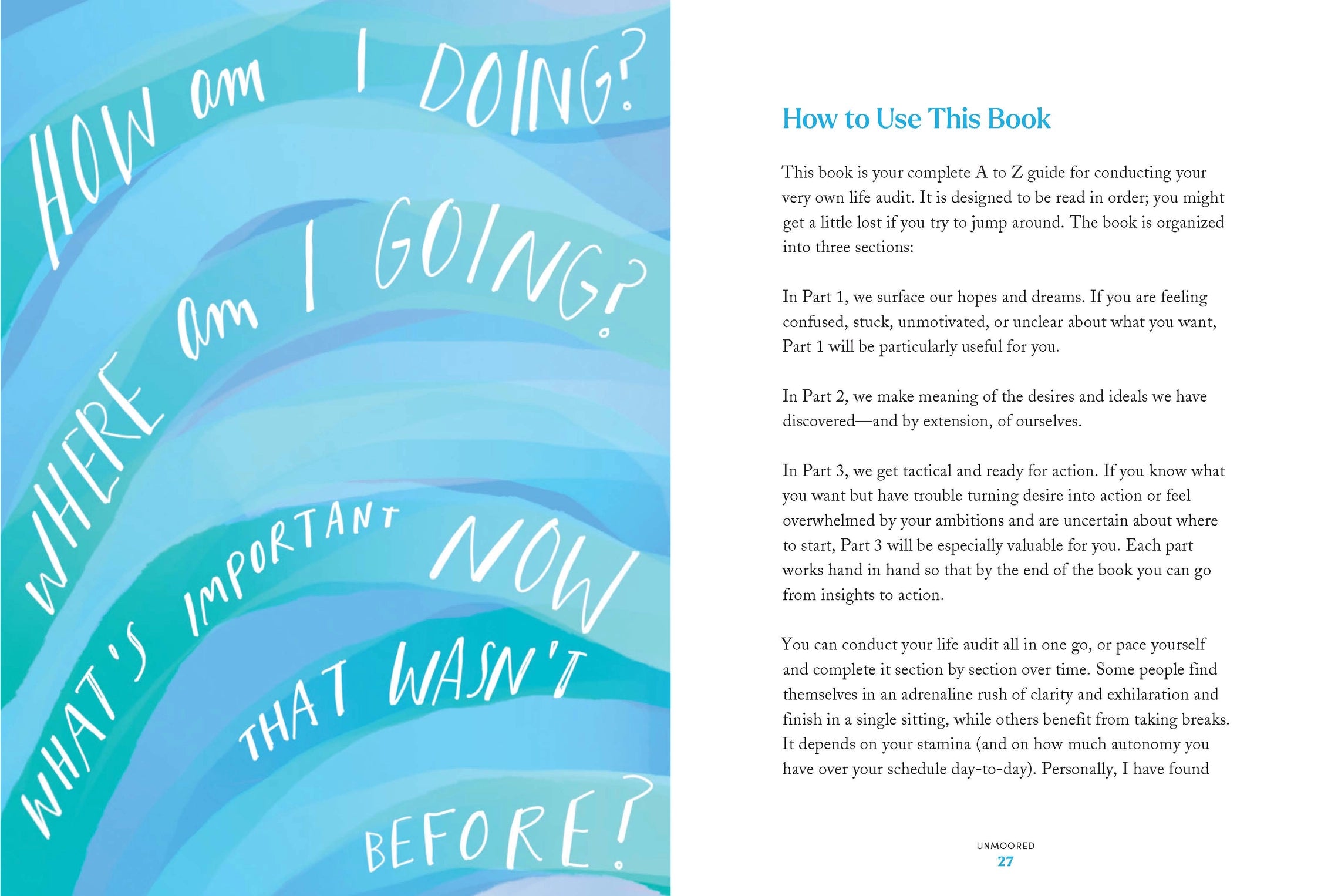 Discovering your goals & building the life you want life audit book