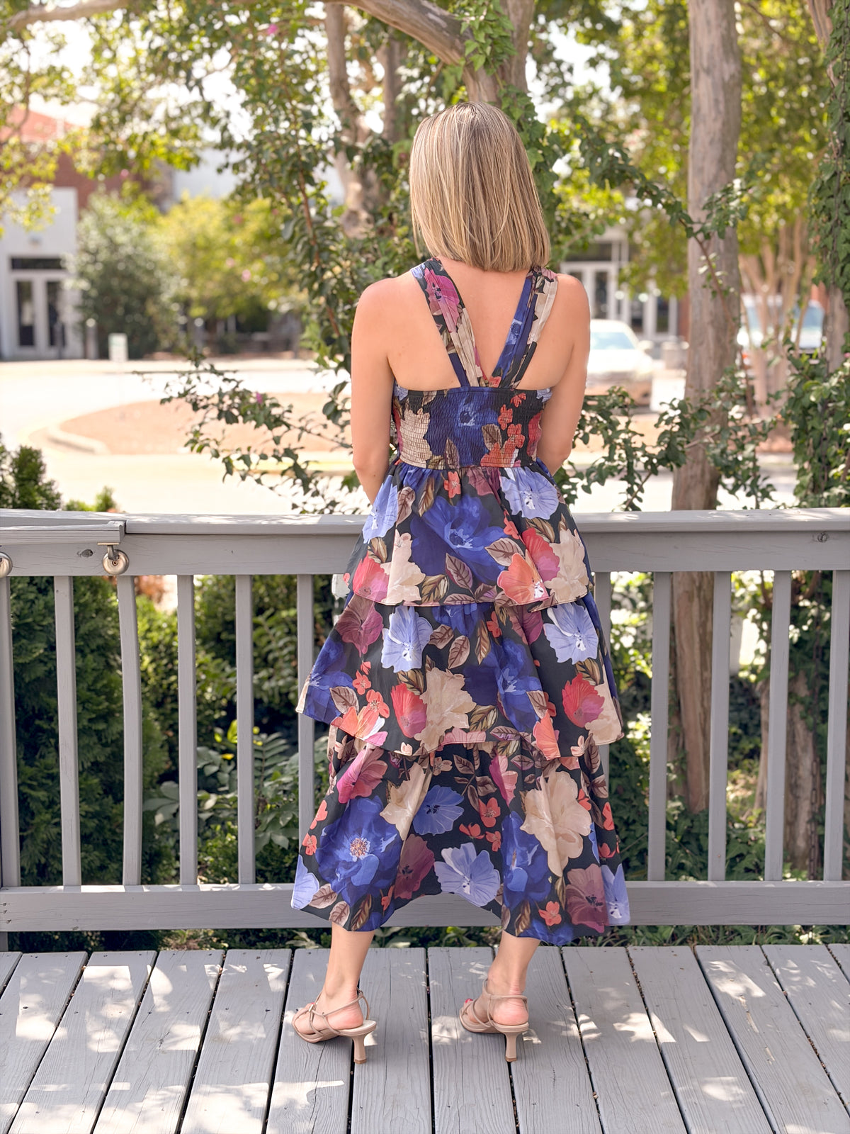 Rose & Lee Co Lilly Dress, Night Blossom Event Dress