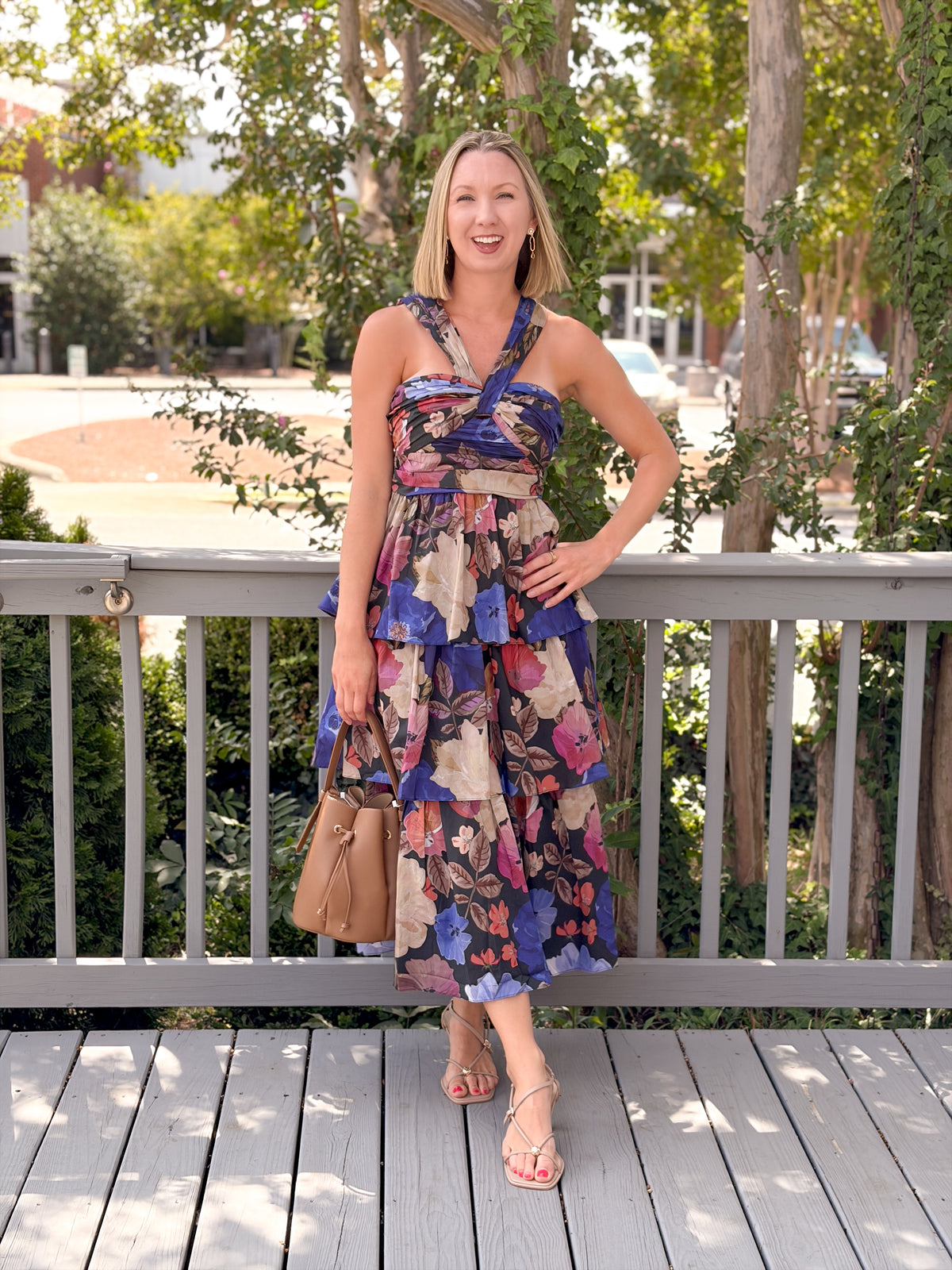 Rose & Lee Co Lilly Dress, Night Blossom Event Dress
