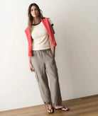 Rose & Lee Co Linen Cargo Pants, Sage by Marine Layer Pants