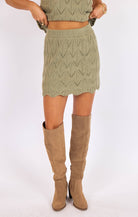 Rose & Lee Co Lola Skirt, Sage Skirts