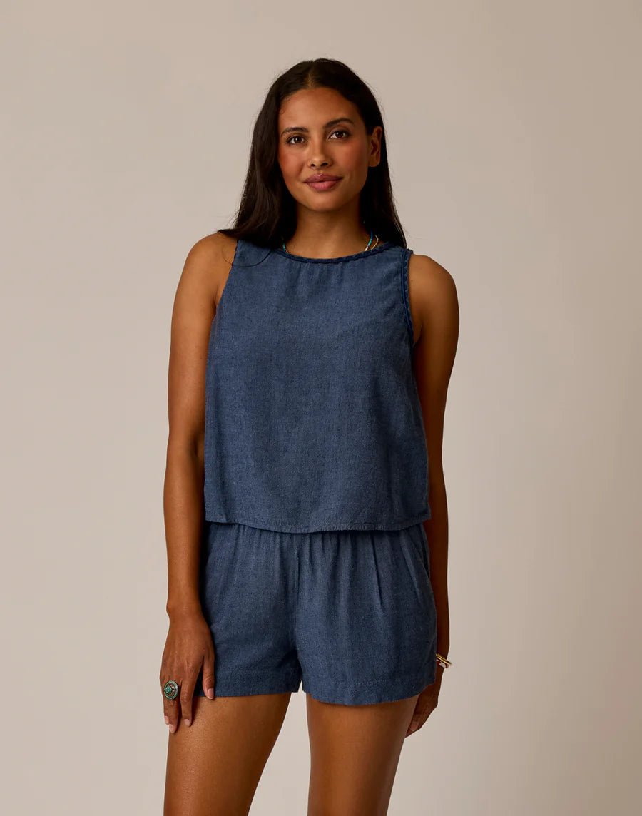 Rose & Lee Co Lou Tank, Captain Chambray Tanks