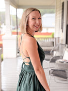 Rose & Lee Co Lucia Dress, Green Casual Dresses