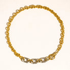 Rose & Lee Co Lurette Two Tone Chain Necklace, 18k Gold Necklaces