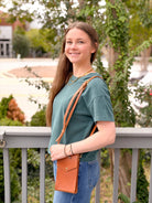 Rose & Lee Co Luxe Jersey Tee, Rainforest by Marine Layer short sleeve