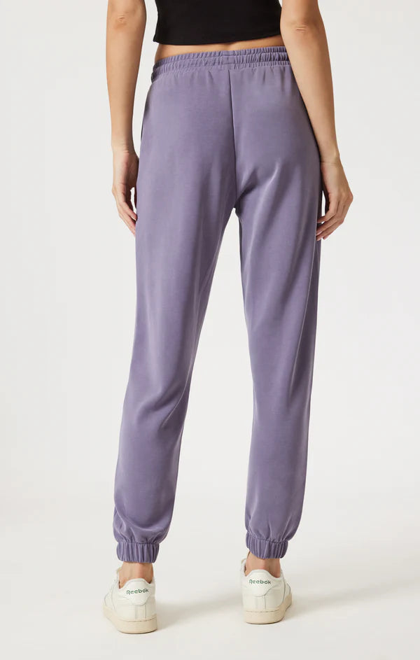 Purple Cuffed Sweatpants
