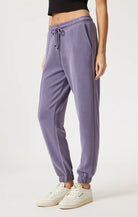 Purple Cuffed Sweatpants