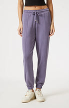 Purple Cuffed Sweatpants