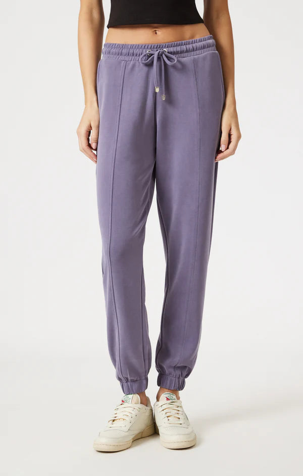 Purple Cuffed Sweatpants