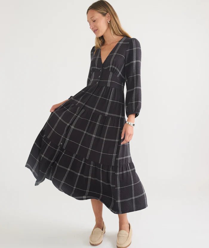 Maeve Dress | Black Windowpane | ROSE & LEE CO. Rose & Lee Co Maeve Dress | Black Windowpane | ROSE & LEE CO. Rose & Lee Co