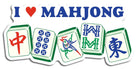 Rose & Lee Co I Heart Mahjong Sticker Stationary