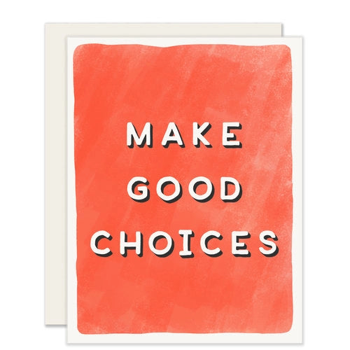 make good choices card ethical boutique downtown apex nc