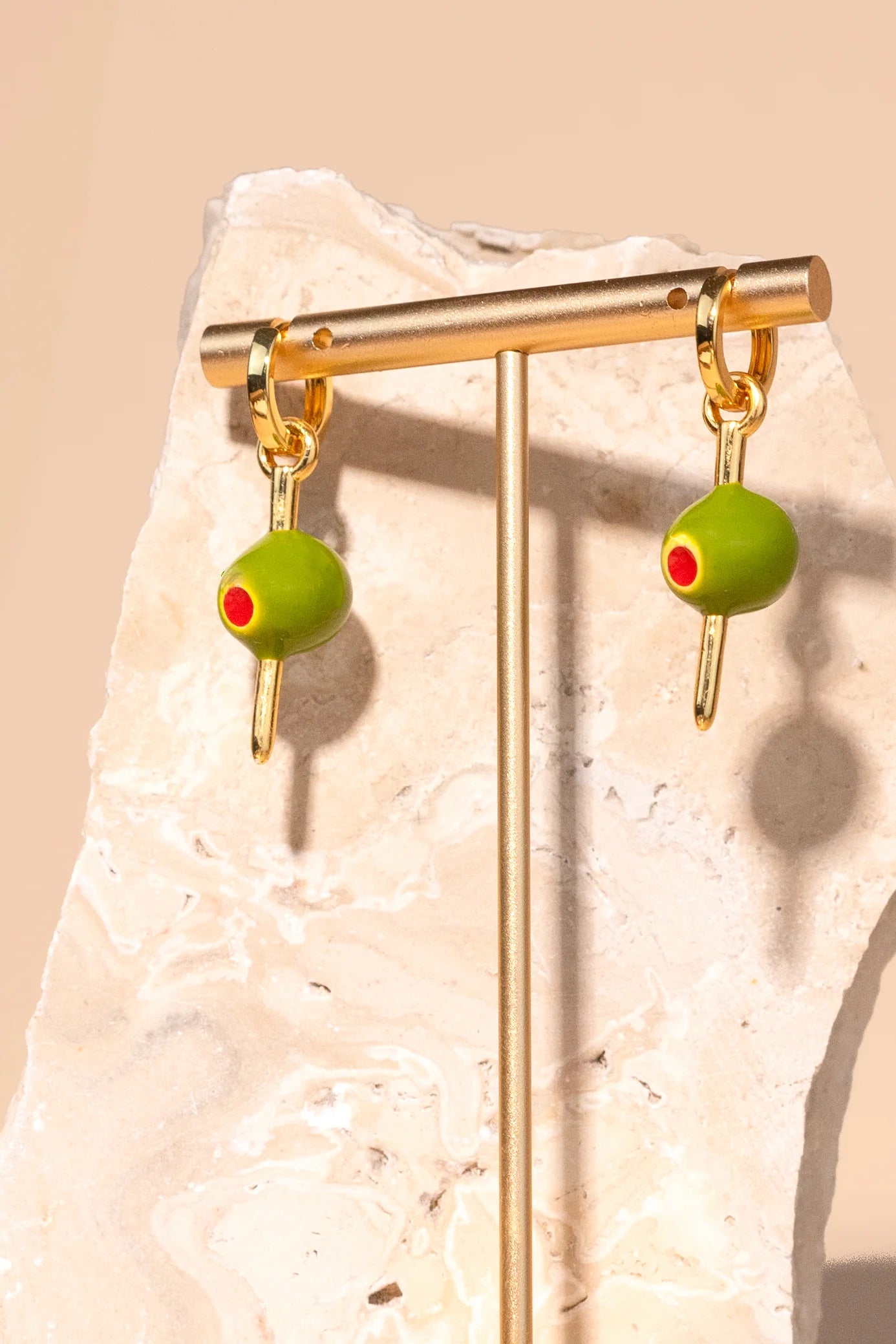 Martini Olive Earrings