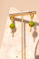 Martini Olive Earrings