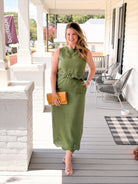 Rose & Lee Co Malaya Tank, Green Tanks