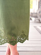 Rose & Lee Co Malaya Skirt, Green Skirts