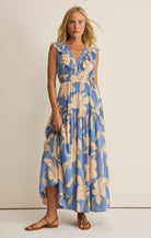 Rose & Lee Co Malene Bloom Dress, Lake Blue by Z Supply Event Dress