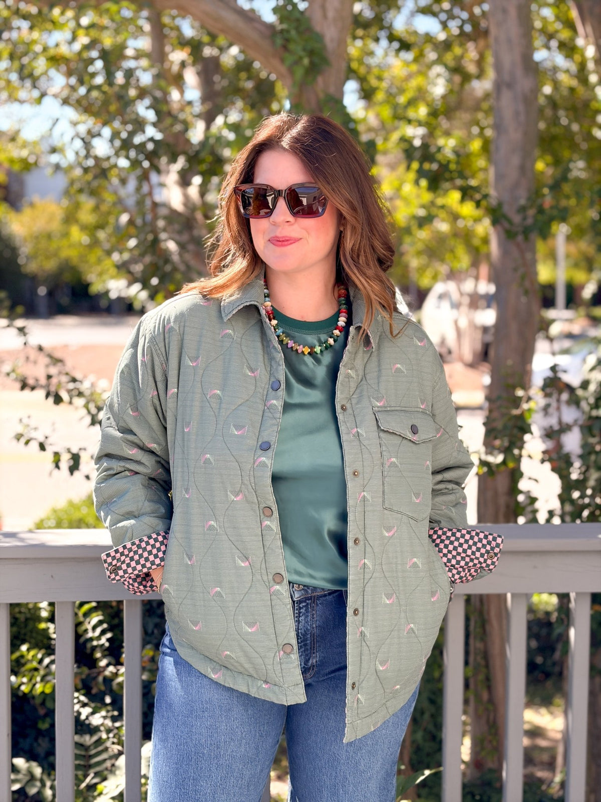 Rose & Lee Co Marais Reversible Jacket, Vista/Check Jackets