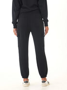 Black Cuffed Soft Joggers