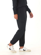 Black Cuffed Soft Joggers