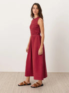 Rose & Lee Co Maria Dress, Poppy Red Casual Dresses